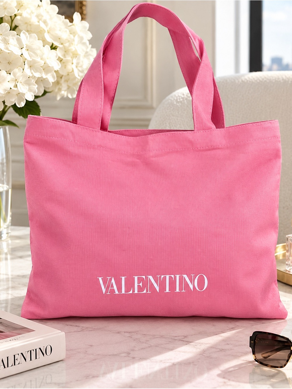 New Canvas Tote Bag | Beauty Gift With Purchase | 12.5” x 15.5”
